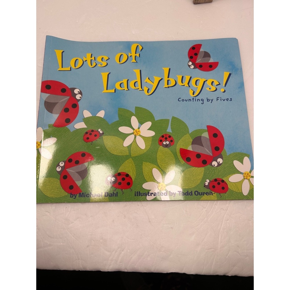 Lots of Ladybugs! Counting by Fives by Michael Dahl Board Book Children's Math